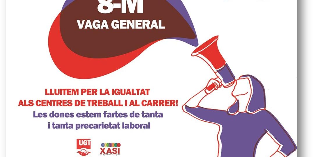 cartell dona i megafon