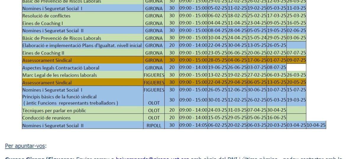 formació web 2024